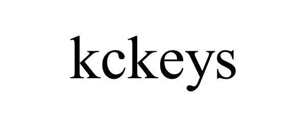 Trademark Logo KCKEYS