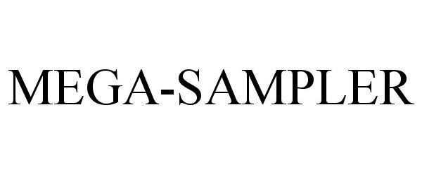 Trademark Logo MEGA-SAMPLER