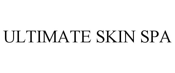 Trademark Logo ULTIMATE SKIN SPA