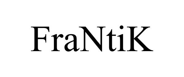 Trademark Logo FRANTIK