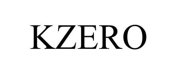 Trademark Logo KZERO
