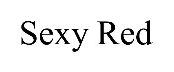 Trademark Logo SEXY RED