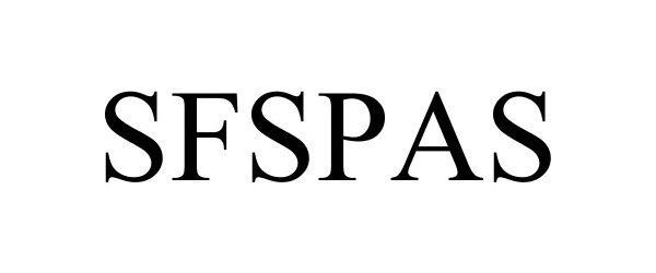 Trademark Logo SFSPAS