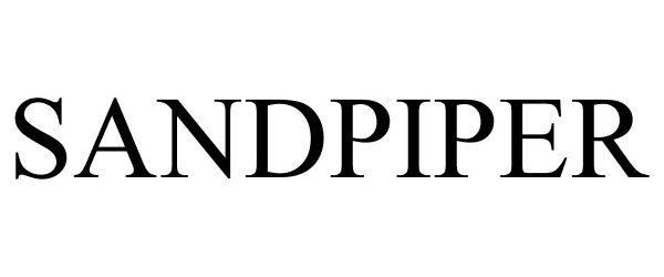 Trademark Logo SANDPIPER