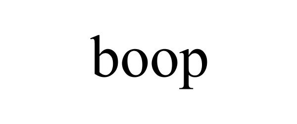 Trademark Logo BOOP