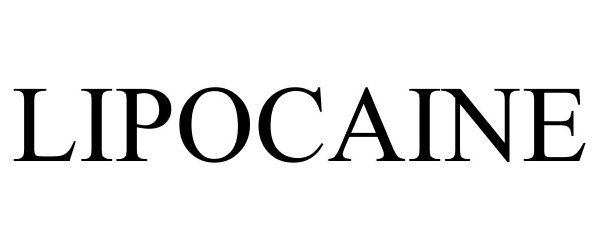 Trademark Logo LIPOCAINE