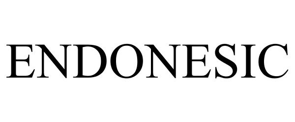 Trademark Logo ENDONESIC