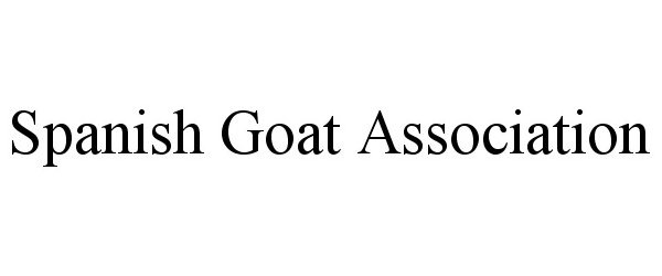  SPANISH GOAT ASSOCIATION