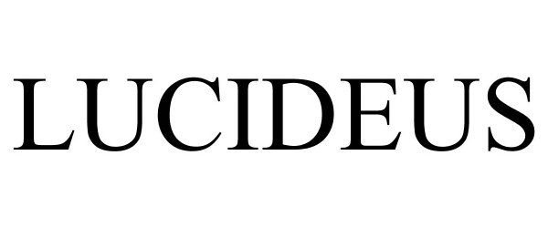 Trademark Logo LUCIDEUS