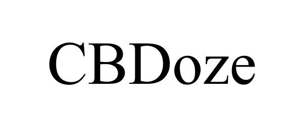Trademark Logo CBDOZE