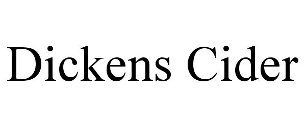 Trademark Logo DICKENS CIDER