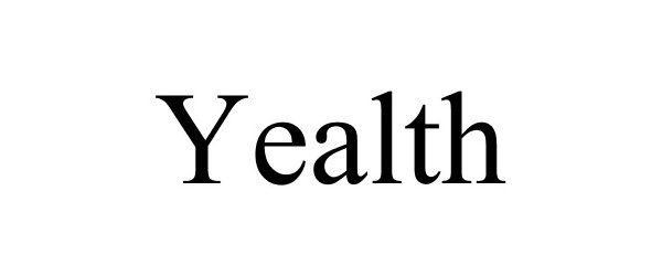 Trademark Logo YEALTH