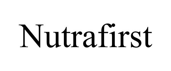 Trademark Logo NUTRAFIRST