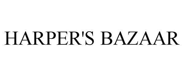 Trademark Logo HARPER'S BAZAAR