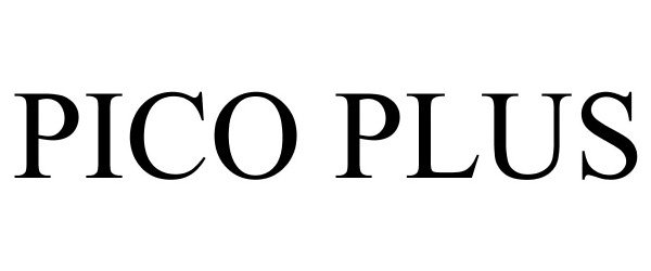 Trademark Logo PICO PLUS