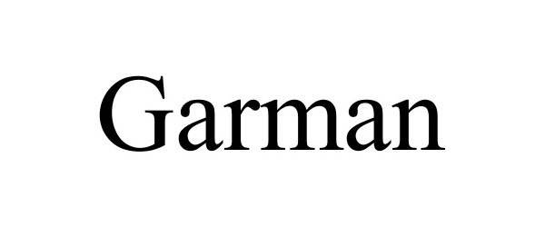 Trademark Logo GARMAN