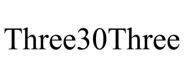 Trademark Logo THREE30THREE