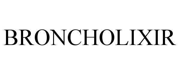 Trademark Logo BRONCHOLIXIR