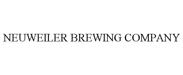 Trademark Logo NEUWEILER BREWING COMPANY