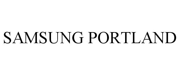 Trademark Logo SAMSUNG PORTLAND