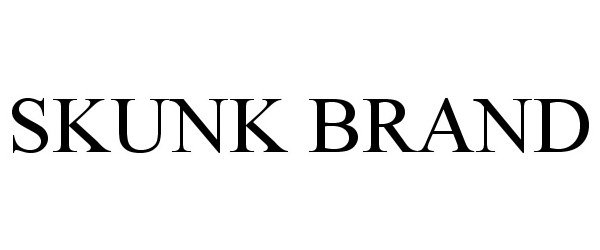 Trademark Logo SKUNK BRAND