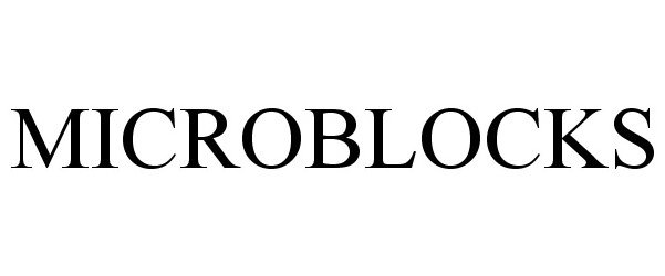 Trademark Logo MICROBLOCKS