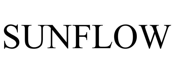 Trademark Logo SUNFLOW