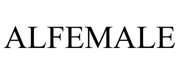 Trademark Logo ALFEMALE
