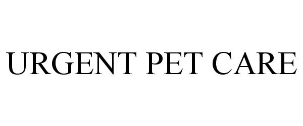 Trademark Logo URGENT PET CARE