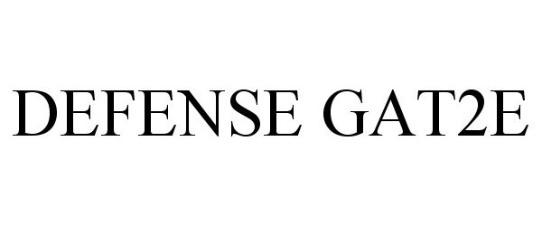 Trademark Logo DEFENSE GAT2E