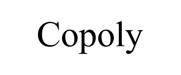  COPOLY