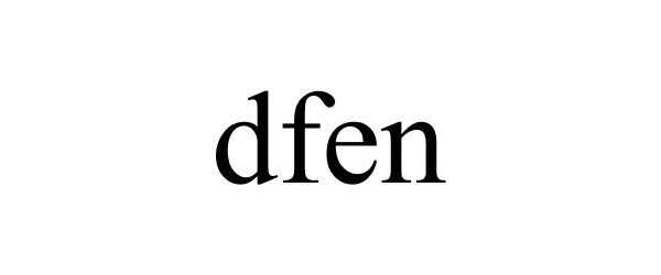Trademark Logo DFEN