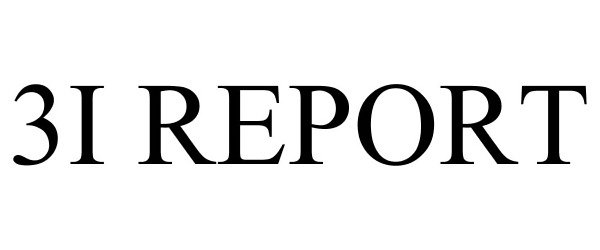  3I REPORT
