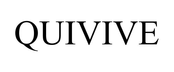 Trademark Logo QUIVIVE