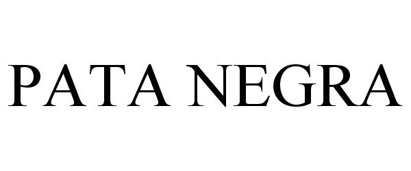 Trademark Logo PATA NEGRA