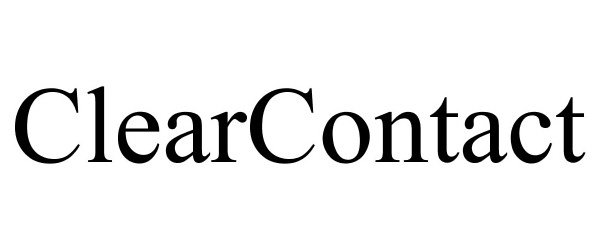 Trademark Logo CLEARCONTACT