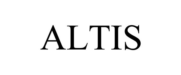 Trademark Logo ALTIS