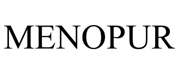 Trademark Logo MENOPUR