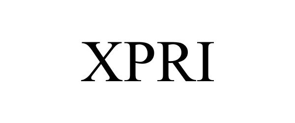 Trademark Logo XPRI