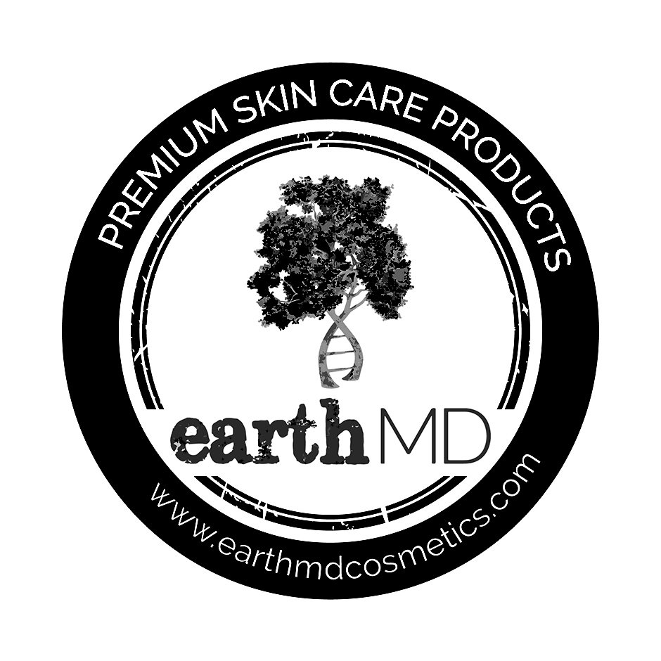 Trademark Logo PREMIUM SKIN CARE PRODUCTS EARTHMD WWW.EARTHMDCOSMETICS.COM