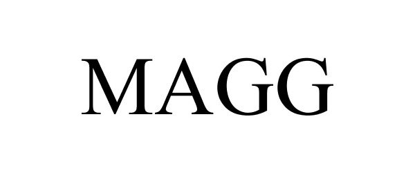 Trademark Logo MAGG