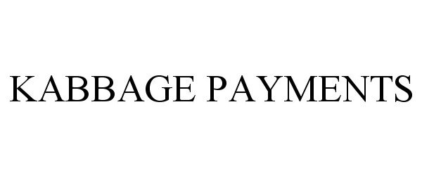  KABBAGE PAYMENTS