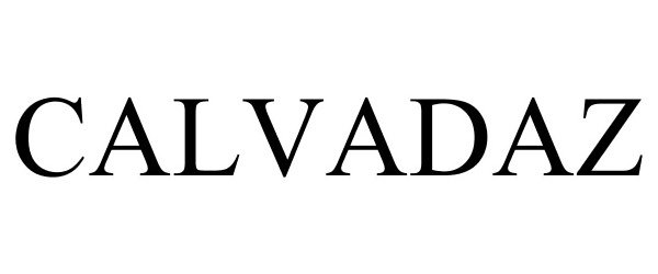 Trademark Logo CALVADAZ