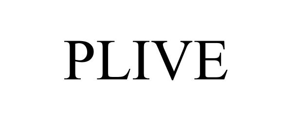 Trademark Logo PLIVE