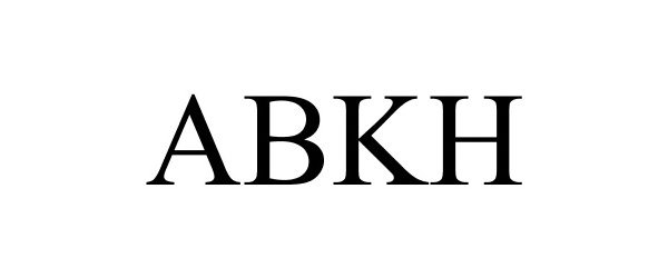 Trademark Logo ABKH