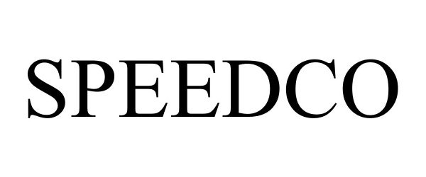Trademark Logo SPEEDCO