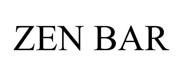 Trademark Logo ZEN BAR