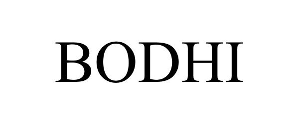 Trademark Logo BODHI