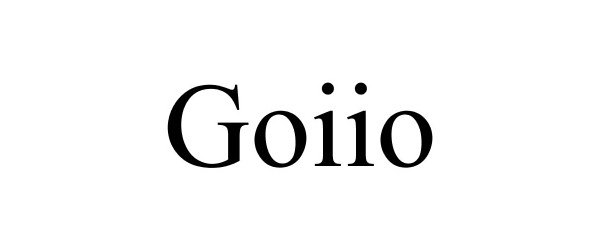 Trademark Logo GOIIO