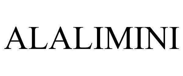 Trademark Logo ALALIMINI